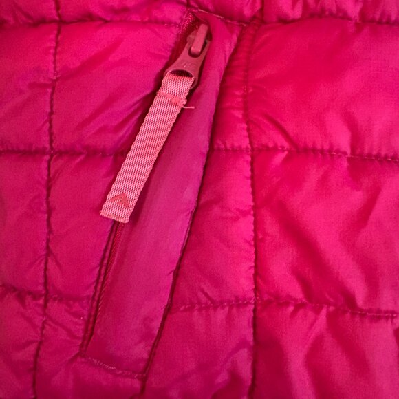 Kids Quilted Puffer Jacket Pink Size 4T Hooded Soft Warm - Picture 3 of 13